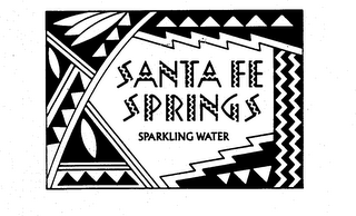 SANTAFE SPRINGS SPARKLING WATER logo