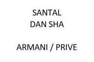 SANTAL DAN SHA ARMANI / PRIVE logo
