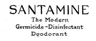 SANTAMINE THE MODERN GERMICIDE-DISINFECTANT DEODORANT logo