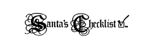 SANTA'S CHECKLIST logo
