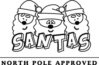 SANTAS NORTH POLE APPROVED logo