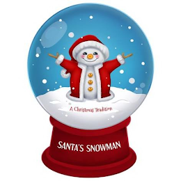 SANTAS SNOWMAN A CHRISTMAS TRADITION logo
