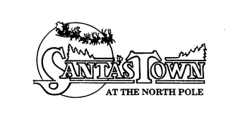 SANTA'S TOWN AT THE NORTH POLE logo