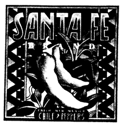SANTE FE BRAND FRESH NEW MEXICO CHILE PEPPERS logo