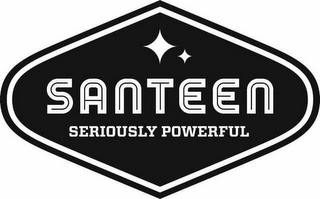 SANTEEN SERIOUSLY POWERFUL logo