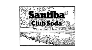 SANTIBA CLUB SODA WITH A HINT OF LEMON logo