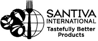 SANTIVA INTERNATIONAL TASTEFULLY BETTER PRODUCTS logo
