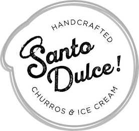 SANTO DULCE! HANDCRAFTED CHURROS & ICE CREAM logo