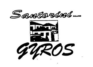 SANTORINI BRAND GYROS logo