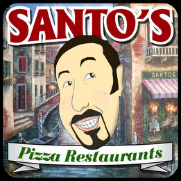 SANTO'S PIZZA RESTAURANTS SANTOS logo