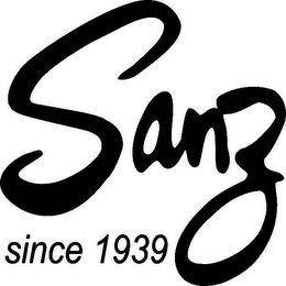 SANZ SINCE 1939 logo