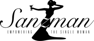 SANZMAN EMPOWERING THE SINGLE WOMAN logo