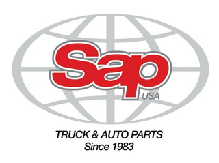 SAP USA TRUCK & AUTO PARTS SINCE 1983 logo
