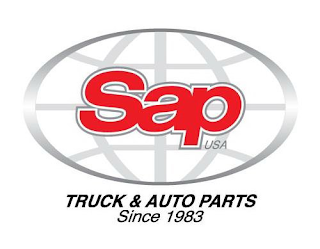 SAP USA TRUCK & AUTO PARTS SINCE 1983 logo