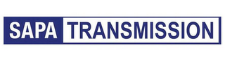 SAPA TRANSMISSION logo