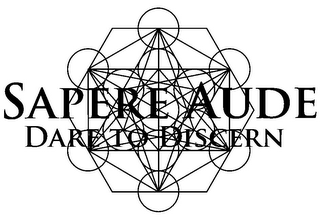 SAPERE AUDE DARE TO DISCERN logo