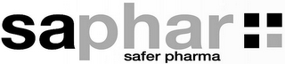 SAPHAR SAFER PHARMA logo