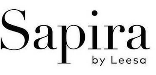 SAPIRA BY LEESA logo
