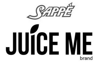 SAPPE JUICE ME BRAND logo