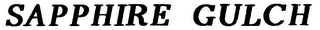 SAPPHIRE GULCH logo