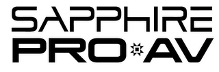 SAPPHIRE PRO AV logo