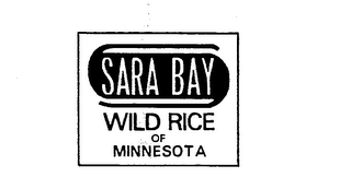 SARA BAY WILD RICE OF MINNESOTA logo