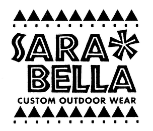 SARA BELLA CUSTOM OUTDOOR WEAR logo