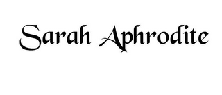 SARAH APHRODITE logo