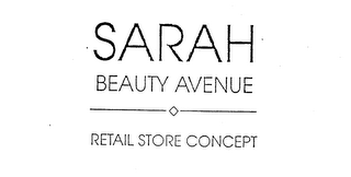 SARAH BEAUTY AVENUE RETAIL STORE CONCEPT logo