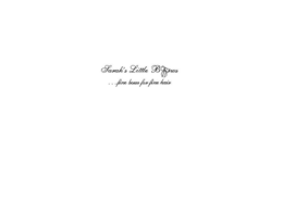 SARAH'S LITTLE B WS ...FINE BOWS FOR FINE HAIR logo