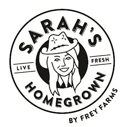 SARAH'S LIVE FRESH HOMEGROWN BY FREY FARMS logo