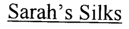 SARAH'S SILKS logo