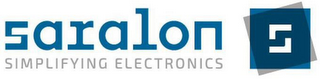 SARALON SIMPLIFYING ELECTRONICS logo