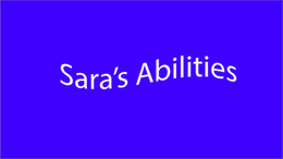 SARA'S ABILITIES logo