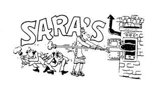 SARA'S SARAS PIZZA SARALA logo
