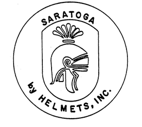 SARATOGA BY HELMETS, INC. logo
