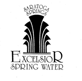 SARATOGA SPRINGS EXCELSIOR SPRING WATER logo