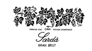 SARDA BRUT METHODE CHAMPENOISE WHITE SPARKLING WINE CAVA logo