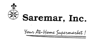 SAREMAR, INC. YOUR AT-HOME SUPERMARKET! logo