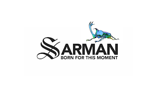 SARMAN BORN FOR THIS MOMENT logo