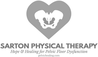 SARTON PHYSICAL THERAPY HOPE & HEALING FOR PELVIC FLOOR DYSFUNCTION PELVICHEALING.COM logo