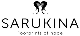 SARUKINA FOOTPRINTS OF HOPE logo