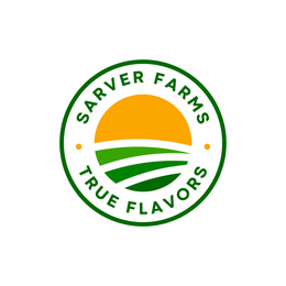 SARVER FARMS TRUE FLAVORS logo