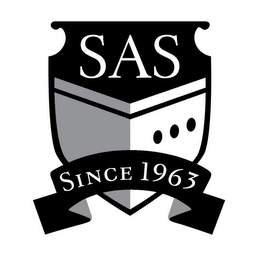 SAS SINCE 1963 logo