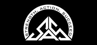SAS STRENGTH. ACTION. SUCCEED logo