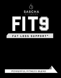 SASCHA FITNESS FIT9 FAT LOSS SUPPORT POWERFUL FITNESS BLEND logo
