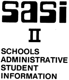SASI II SCHOOLS ADMINISTRATIVE STUDENT INFORMATION logo