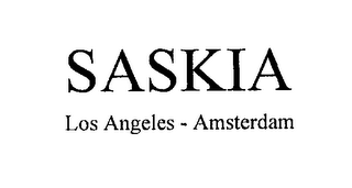 SASKIA LOS ANGELES - AMSTERDAM logo