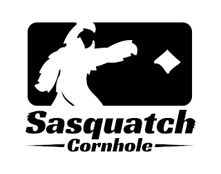 SASQUATCH CORNHOLE logo
