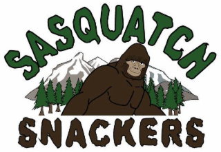 SASQUATCH SNACKERS logo